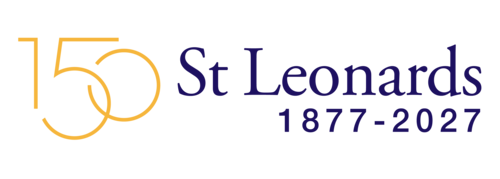 St Leonards 150 Years landscape BLUE TEXT 15.eps